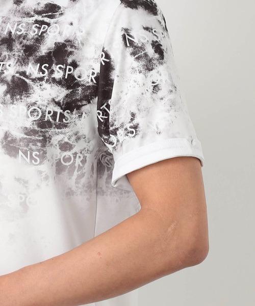 NICOLE CLUB FOR MEN（ニコルクラブフォーメン）の「ムラ柄アラカルトスキッパーポロシャツ（ポロシャツ・メンズ・グレー系/オフホワイト/ブルー系/ネイビー・XX-LARGE/X-LARGE/LARGE/MEDIUM）」の14枚目の写真