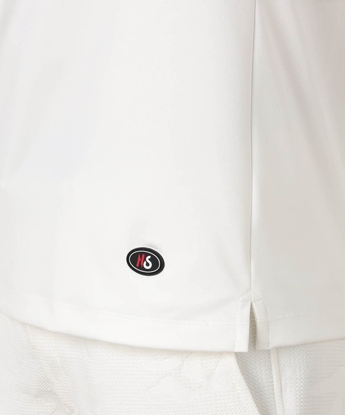 NICOLE CLUB FOR MEN（ニコルクラブフォーメン）の「ムラ柄アラカルトスキッパーポロシャツ（ポロシャツ・メンズ・グレー系/オフホワイト/ブルー系/ネイビー・XX-LARGE/X-LARGE/LARGE/MEDIUM）」の15枚目の写真