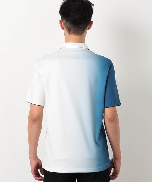 NICOLE CLUB FOR MEN（ニコルクラブフォーメン）の「ムラ柄アラカルトスキッパーポロシャツ（ポロシャツ・メンズ・グレー系/オフホワイト/ブルー系/ネイビー・XX-LARGE/X-LARGE/LARGE/MEDIUM）」の19枚目の写真