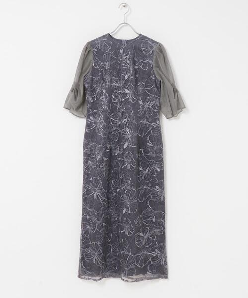 URBAN RESEARCH ROSSO WOMEN(アーバンリサーチ ロッソ)の「『別注』kaene×ROSSO フラワーエンブロイダリードレス(ワンピース・レディース・イエロー/チャコールグレー・36)」の18枚目の写真