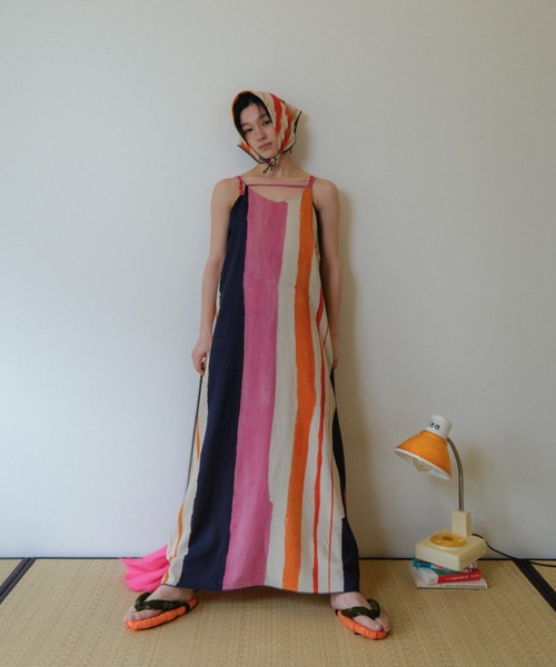知性のストライプキャミワンピース（ワンピース）｜PAMM（パム）の