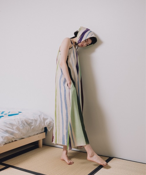 知性のストライプキャミワンピース（ワンピース）｜PAMM（パム）の