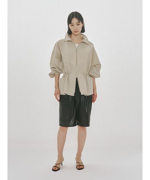 MIDIUMISOLID(ミディウミソリッド)の「MIDIUMISOLID for Ladies フィットリブタンクトップ(Tシャツ/カットソー・レディース・オフホワイト/ライトグレー/ブラック・FREE)」の7枚目の写真