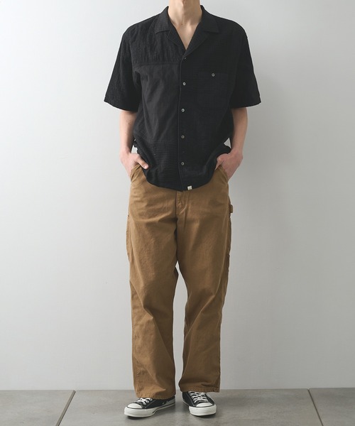 FAF（フェイク アス フラワーズ）の「【FAF】EX.Patch Work S/S Shirt（シャツ/ブラウス・メンズ・ホワイト/ブラック・2/3）」の8枚目の写真