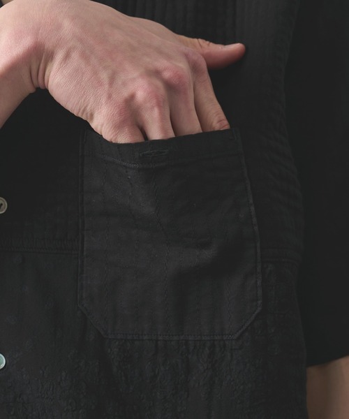 FAF（フェイク アス フラワーズ）の「【FAF】EX.Patch Work S/S Shirt（シャツ/ブラウス・メンズ・ホワイト/ブラック・2/3）」の12枚目の写真