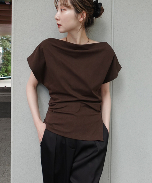 NOBLE別注カラー》CLOSED/クローズド Off Shoulder top（Tシャツ