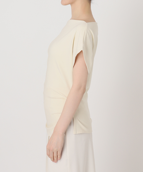 CLOSED(クローズド)の「《NOBLE別注カラー》CLOSED/クローズド Off Shoulder top(Tシャツ/カットソー・レディース・アイボリー/ブラウン・SMALL)」の21枚目の写真