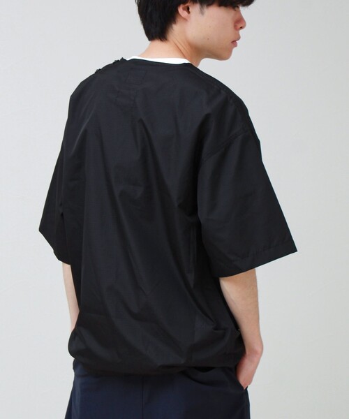 TAION(タイオン)の「【TAION / タイオン】ノンダウン ミリタリー ハーフスリーブカットソー(Tシャツ/カットソー・メンズ・ネイビー/ブラック・M/L/XL)」の15枚目の写真