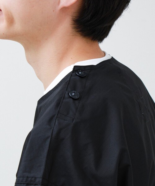 TAION(タイオン)の「【TAION / タイオン】ノンダウン ミリタリー ハーフスリーブカットソー(Tシャツ/カットソー・メンズ・ネイビー/ブラック・M/L/XL)」の20枚目の写真