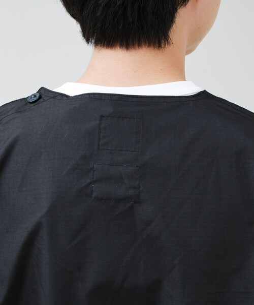 TAION(タイオン)の「【TAION / タイオン】ノンダウン ミリタリー ハーフスリーブカットソー(Tシャツ/カットソー・メンズ・ネイビー/ブラック・M/L/XL)」の22枚目の写真