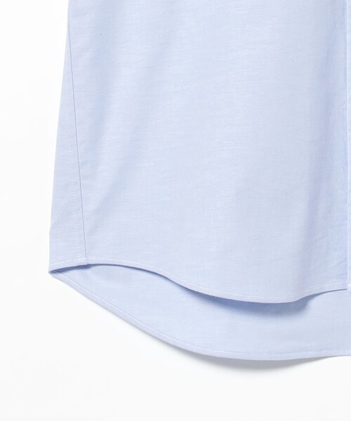 BEAMS（ビームス）の「オックスフォード ワンポイント ミニボタンダウンシャツ【ベーシックフィット】（シャツ/ブラウス・メンズ・ホワイト/その他/サックスブルー・S/M/L/XL）」の7枚目の写真