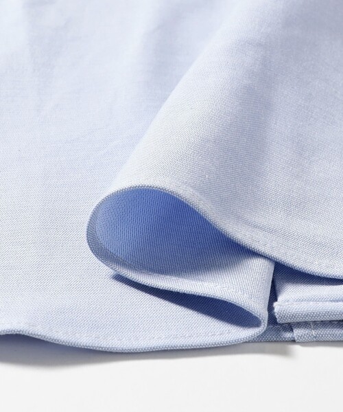 BEAMS（ビームス）の「オックスフォード ワンポイント ミニボタンダウンシャツ【ベーシックフィット】（シャツ/ブラウス・メンズ・ホワイト/その他/サックスブルー・S/M/L/XL）」の10枚目の写真