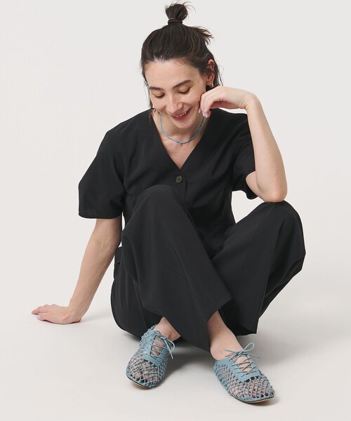 MOHI(モヒ)の「【別注】<MOHI...>WEAVE LACEUP シューズ(サンダル・レディース・ブラック/ライトブルー・36/38/37/39)」の18枚目の写真