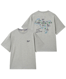 コネチカットグラフィックTシャツ_グレー