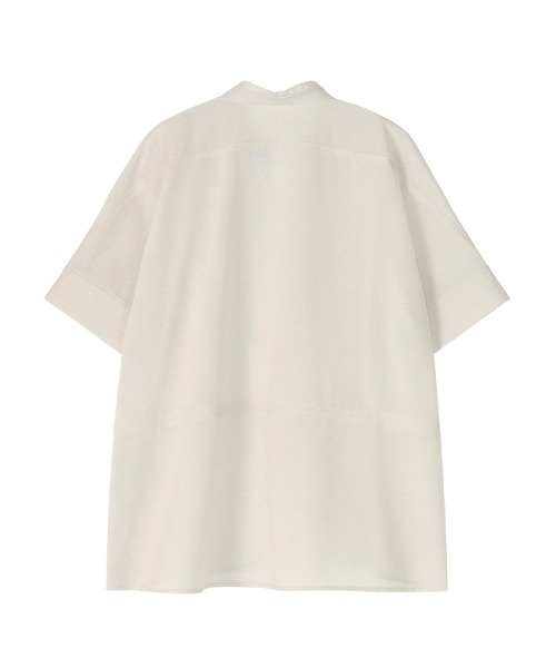 ZUCCa(ズッカ)の「TRANSLUCENT JERSEY / カットソートップス / P(その他トップス・レディース・ダークグレー/オフホワイト/イエロー・M size)」の5枚目の写真