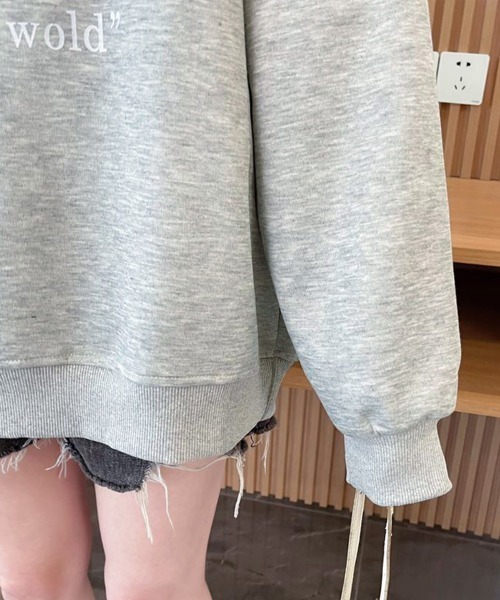 Miniministore(ミニミニストア)の「オフショルダースウェットレディース韓国風(スウェット・レディース・グレー・FREE)」の7枚目の写真
