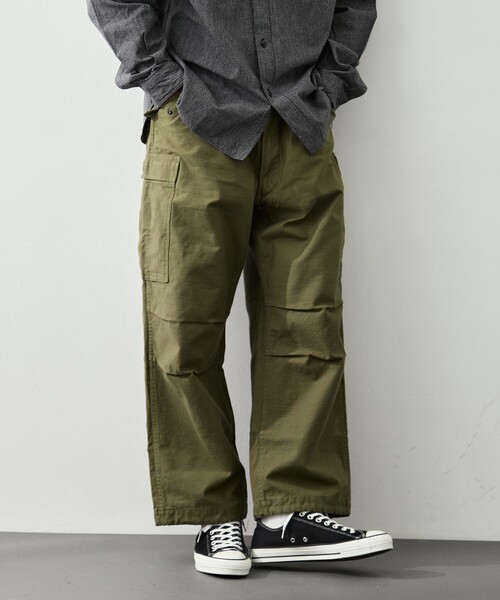 Buzz Rickson's（バズリクソンズ）の「【BUZZ RICKSON’S/バズリクソンズ】TROUSERS SHELL FIELD M-51 SHORT LENGTH（カーゴパンツ・メンズ・オリーブ・M/L/XL/0）」の3枚目の写真