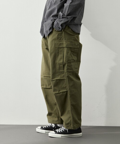 Buzz Rickson's（バズリクソンズ）の「【BUZZ RICKSON’S/バズリクソンズ】TROUSERS SHELL FIELD M-51 SHORT LENGTH（カーゴパンツ・メンズ・オリーブ・M/L/XL/0）」の4枚目の写真