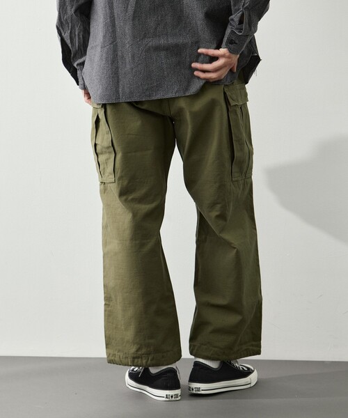 Buzz Rickson's（バズリクソンズ）の「【BUZZ RICKSON’S/バズリクソンズ】TROUSERS SHELL FIELD M-51 SHORT LENGTH（カーゴパンツ・メンズ・オリーブ・M/L/XL/0）」の5枚目の写真