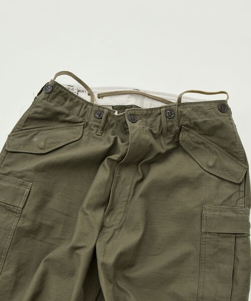 Buzz Rickson's（バズリクソンズ）の「【BUZZ RICKSON’S/バズリクソンズ】TROUSERS SHELL FIELD M-51 SHORT LENGTH（カーゴパンツ・メンズ・オリーブ・M/L/XL/0）」の10枚目の写真