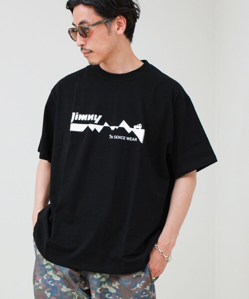GLOSTER（グロスター）の「【別注/新型デザイン】サンライズジムニーTシャツ（Tシャツ/カットソー・メンズ・ブラック/オフホワイト・L/M）」の5枚目の写真