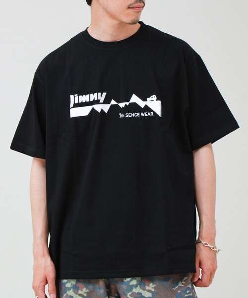 GLOSTER（グロスター）の「【別注/新型デザイン】サンライズジムニーTシャツ（Tシャツ/カットソー・メンズ・ブラック/オフホワイト・L/M）」の6枚目の写真