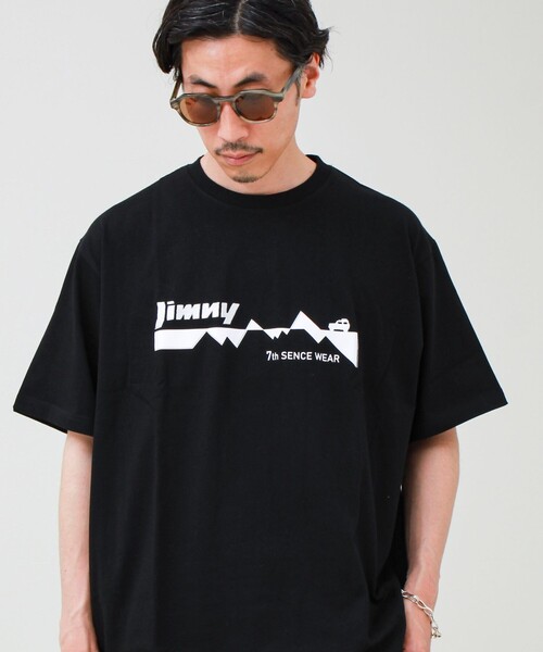 GLOSTER（グロスター）の「【別注/新型デザイン】サンライズジムニーTシャツ（Tシャツ/カットソー・メンズ・ブラック/オフホワイト・L/M）」の7枚目の写真