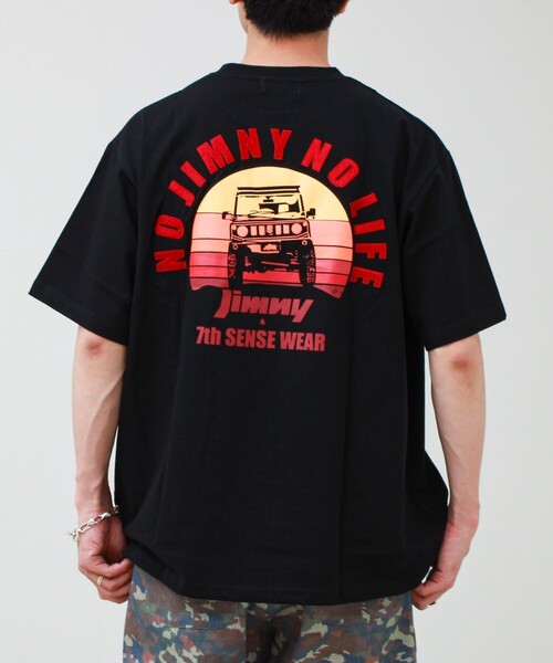 GLOSTER（グロスター）の「【別注/新型デザイン】サンライズジムニーTシャツ（Tシャツ/カットソー・メンズ・ブラック/オフホワイト・L/M）」の9枚目の写真