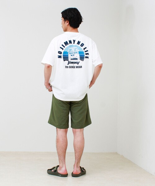 GLOSTER（グロスター）の「【別注/新型デザイン】サンライズジムニーTシャツ（Tシャツ/カットソー・メンズ・ブラック/オフホワイト・L/M）」の18枚目の写真