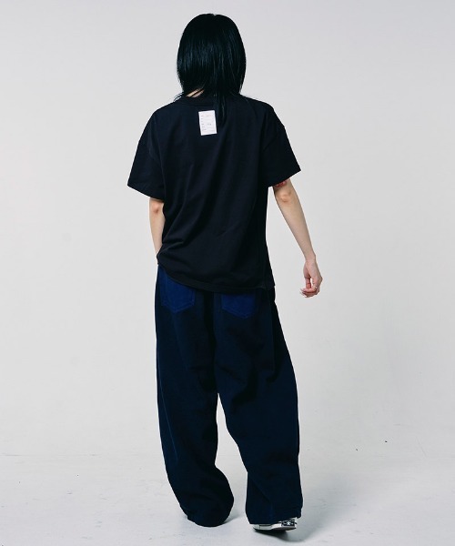 EFFECTEN(エフェクテン)の「mt10573-Comfortable t-shirt Tシャツ(efdig-16)(Tシャツ/カットソー・メンズ・ブラック/ホワイト・S/M/L/XL)」の8枚目の写真