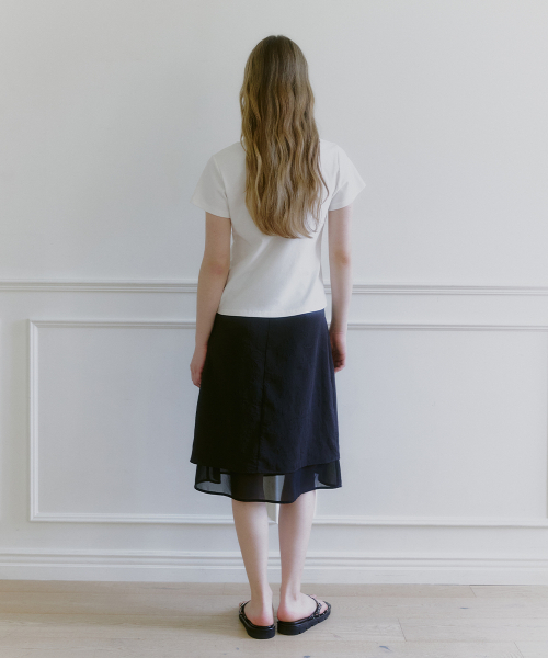 MICANE(ミケーネ)の「アロハ-ブルーフラワーティ(Tシャツ/カットソー・レディース・アイボリー・SMALL/MEDIUM/LARGE/X-LARGE)」の5枚目の写真