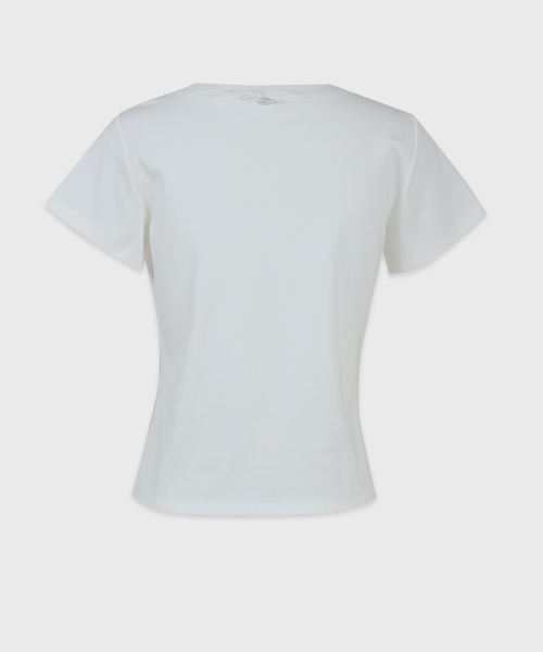 MICANE(ミケーネ)の「アロハ-ブルーフラワーティ(Tシャツ/カットソー・レディース・アイボリー・SMALL/MEDIUM/LARGE/X-LARGE)」の7枚目の写真