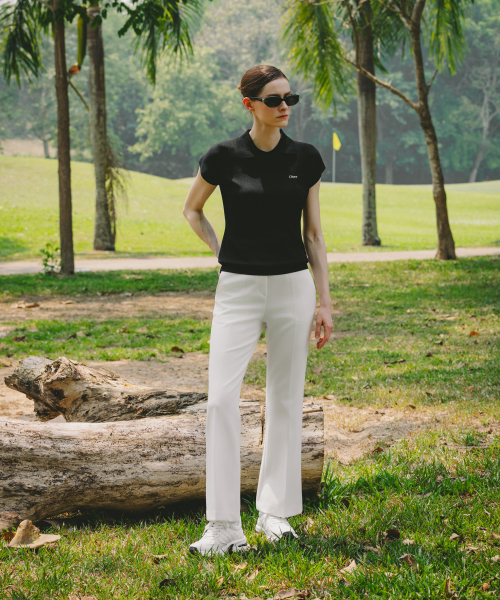 OBER GOLF（オーベルゴルフ）の「クールカラーキャップニット（ブラック）（ニット/セーター・レディース・ブラック・SMALL/MEDIUM）」の4枚目の写真