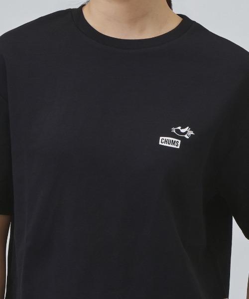 CHUMS（チャムス）の「【別注】チャムス CHUMS ●BBs SOTOASOBI Snorkeling T 限定コラボ（Tシャツ/カットソー・レディース・ブラック/ホワイト/ペールイエロー・M/L）」の7枚目の写真