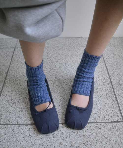 PORTERNA(ポルテナ)の「DOT SQUARE FLATS - NAVY(バレエシューズ・レディース・その他・23cm/24cm/25cm)」の16枚目の写真