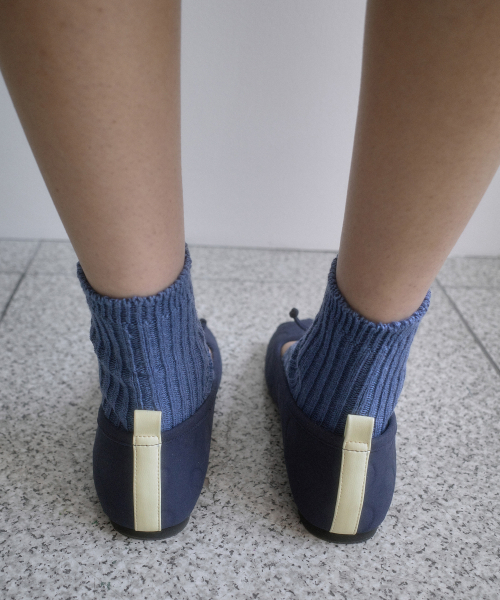 PORTERNA(ポルテナ)の「DOT SQUARE FLATS - NAVY(バレエシューズ・レディース・その他・23cm/24cm/25cm)」の21枚目の写真