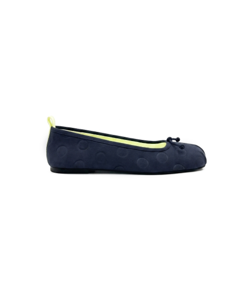 PORTERNA(ポルテナ)の「DOT SQUARE FLATS - NAVY(バレエシューズ・レディース・その他・23cm/24cm/25cm)」の9枚目の写真