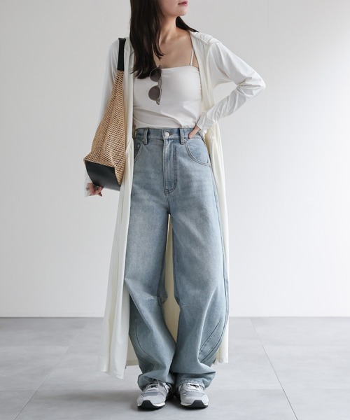 model：156cm 着用サイズ：FREE