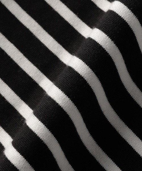 ZUCCa(ズッカ)の「CENTER STRIPE JERSEY / ワンピース(ワンピース・レディース・ブラック/ホワイト・M size)」の10枚目の写真