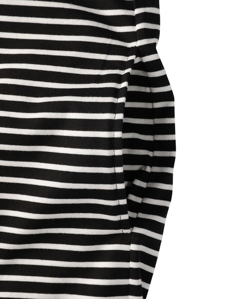 ZUCCa(ズッカ)の「CENTER STRIPE JERSEY / ワンピース(ワンピース・レディース・ブラック/ホワイト・M size)」の11枚目の写真