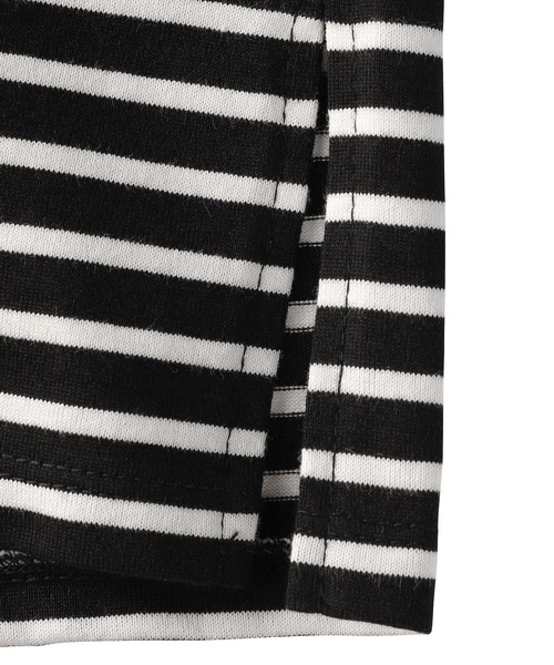 ZUCCa(ズッカ)の「CENTER STRIPE JERSEY / ワンピース(ワンピース・レディース・ブラック/ホワイト・M size)」の12枚目の写真
