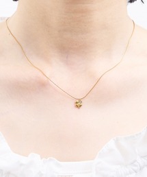 Zoule（ゾーラ）の「Zoule ゾーラ：STAINLESS ステンレスシリーズ　Happy motif　ハッピーモチーフ　hp clover　クローバー　四葉　ネックレス（ネックレス）」