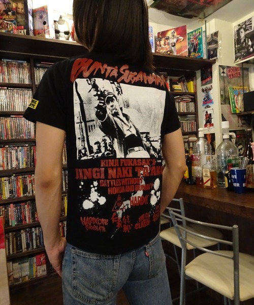 ハードコアチョコレート(ハードコアチョコレート)の「仁義なき戦い(BATTLES WITHOUT HONOR AND HUMANITY)-復刻版-(Tシャツ/カットソー・メンズ・ブラック・LARGE/X-LARGE/XX-LARGE)」の4枚目の写真