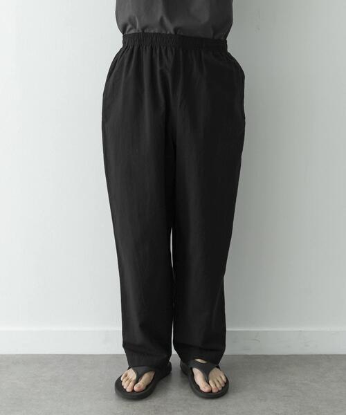 URBAN RESEARCH Sonny Label(アーバンリサーチサニーレーベル)の「リネン混ワイドイージーパンツ(その他パンツ・メンズ・ベージュ/ブラック・SMALL/MEDIUM/LARGE)」の4枚目の写真