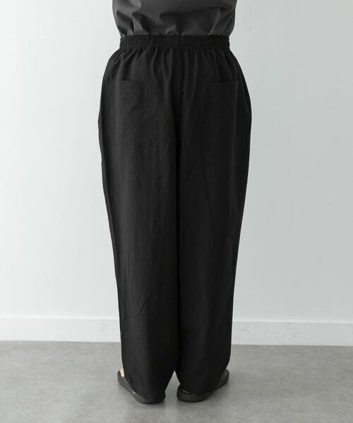 URBAN RESEARCH Sonny Label(アーバンリサーチサニーレーベル)の「リネン混ワイドイージーパンツ(その他パンツ・メンズ・ベージュ/ブラック・SMALL/MEDIUM/LARGE)」の6枚目の写真