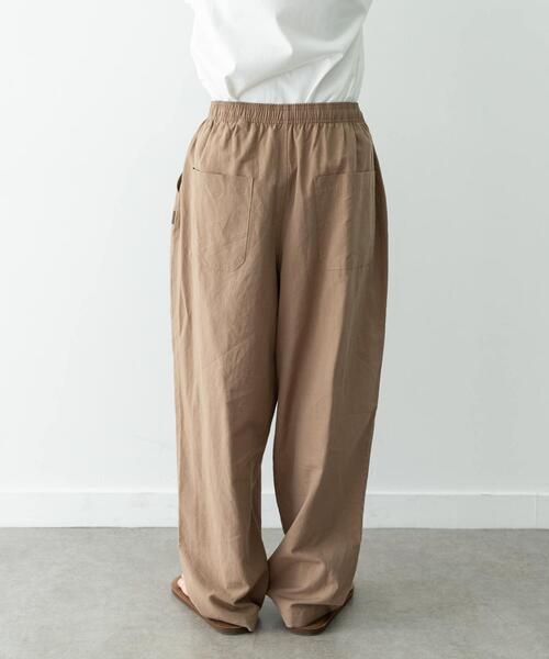 URBAN RESEARCH Sonny Label(アーバンリサーチサニーレーベル)の「リネン混ワイドイージーパンツ(その他パンツ・メンズ・ベージュ/ブラック・SMALL/MEDIUM/LARGE)」の21枚目の写真