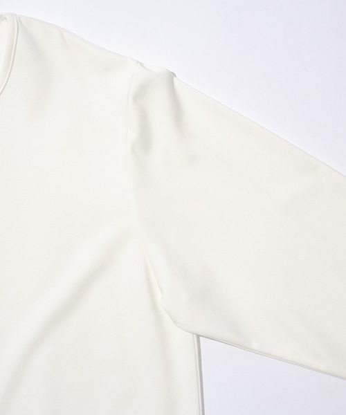 CASPER JOHN(キャスパージョン)の「High-tech U-neck cut-sew/ハイテックUネックカットソー(Tシャツ/カットソー・メンズ・グリーン/グレー/ブラック/ホワイト・MEDIUM/SMALL/X-SMALL/LARGE)」の20枚目の写真