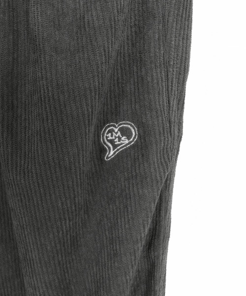 1minute 1second(ワンミニットワンセカンド)の「mp15185-stretch corduroy wide pants コーデュロイワイドパンツ(1M26A100)(その他パンツ・メンズ・グレイッシュベージュ/チャコール/ライトグレー・S/M/L/XL)」の5枚目の写真