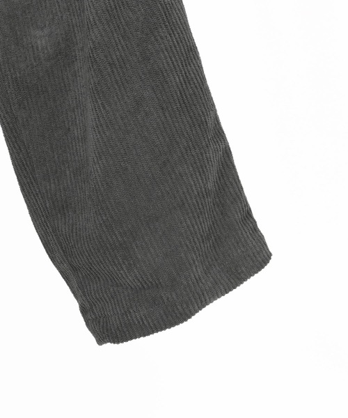 1minute 1second(ワンミニットワンセカンド)の「mp15185-stretch corduroy wide pants コーデュロイワイドパンツ(1M26A100)(その他パンツ・メンズ・グレイッシュベージュ/チャコール/ライトグレー・S/M/L/XL)」の6枚目の写真
