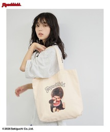【 Monchhichi / モンチッチ 】プリント キャンバス トートバッグ